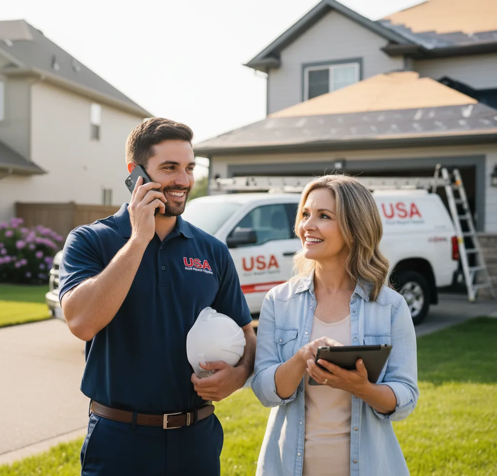 USA Roof Repair Experts customer support in Mineral Point